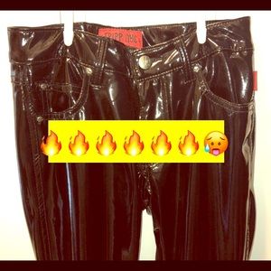 Black latex pants 🖤